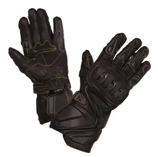 Modeka Daren crne kožne sportske rukavice