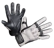 Modeka Hot Two Lady crno-sive ženske kožne rukavice